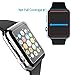 2 Pack - Apple Watch 38mm Tempered Glass Screen Protector,Rockxdays [Only Covers the Flat Area]Anti-Fingerprint, 9H Hardness, Anti-Scratch,Screen Protector for Apple Watch 38mm