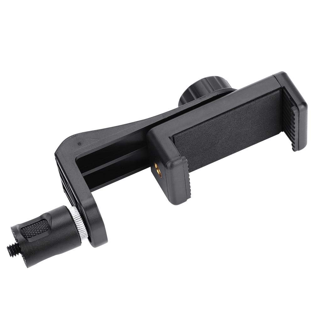 EBTOOLS Phone Holder for Gimbal - Universal Smartphone Clip Holder Mount Bracket, Replacement for WeeBill Lab, Crane3, Feiyu G6, Black, 1/4 inch Screw, Tripod Mount