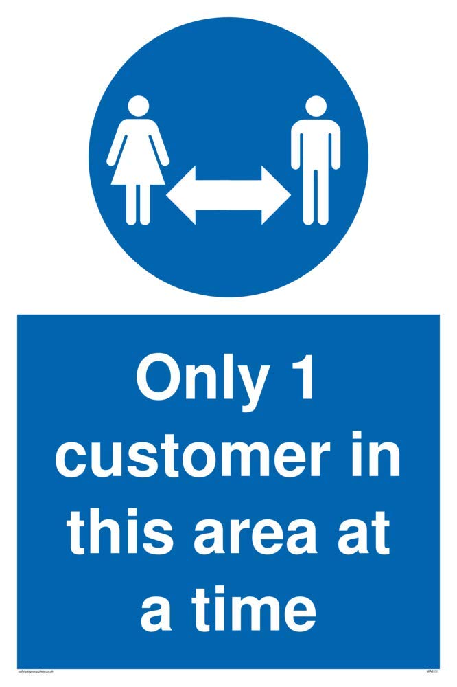 Only 1 customer in this area at a time