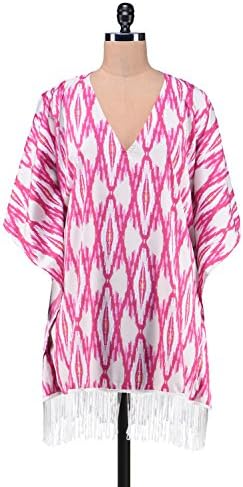 Women's Kaftan Cover Up Dress - Great for Summer Beachwear or worn as a Tunic (GRANADA)