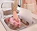 Lautechco 2pcs Kitchen Wash Basin Sucker Sink Water Splash Guards Dish Washing Baffle Board Household Tools