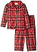 Komar Kids Little Girls' Plaid Holiday Coat Set BMJ