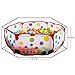 QIYO(TM) Portable Cute Hexagon Polka Dot Kids Playpen Ball Pit Indoor and Outdoor Easy Folding Play House Children Toy Play Tent with Tote Bag for Kids Gifts