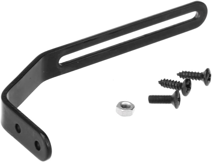 Musiclily Pro Universal Pickguard Bracket Support for Archtop Jazz Hollow Body Guitar Black - Image 4