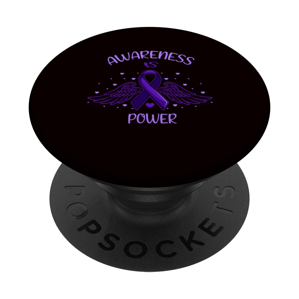Pancreatic Cancer Symptoms Treatment Support PopSockets Swappable PopGrip