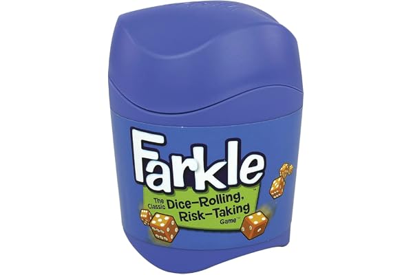 PlayMonster Farkle Classic Dice Game - Family Game Night - Easy to Travel - Ages 8+