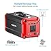 POWERADD PowerCenter II Power Station Portable Generator, 270Wh Emergency Backup Lithium Battery, 110V/300W Power Source with AC Power Inverter for Outdoors Camping Travel Fishing Hunting