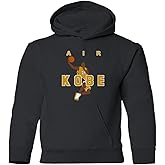 RIVEBELLA Los Angeles Air Mamba Basketball Youth Hooded Sweatshirt