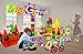 Mag Genius Magnet Tiles 100 Piece Set Includes All The New Magnet Tiles and Clickins to Build The Perfect Castle Includes Clip in Windows and All New Magnet People