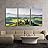 Beautiful Spring Landscape in Tuscany Italy x3 Panels