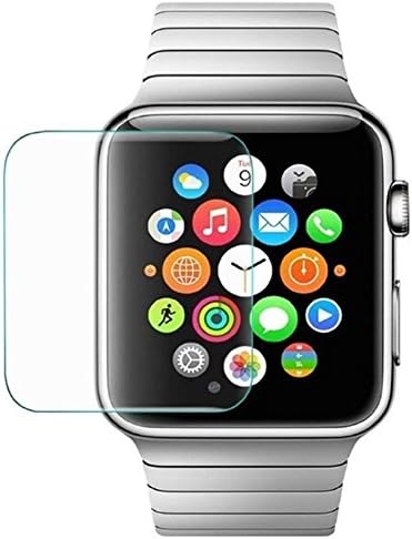 42mm Apple Watch Screen Protector - OneWalker 2-Pack Tempered Glass Screen Protector [Anti-bubble, Scratch Resistant] [Only Covers the Flat Area]