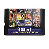 138 in 1 Game Cartridge 16 bit Game Card for Sega