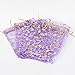 PH PandaHall 100pcs 5x7 Inch Heart Printed Organza Bags Purple Gift Bags Jewelry Pouch Bags Mesh Sheer Drawstring Bags Wedding Favors Bag Candy for Valentine Selling Mother Festival Party Christmas