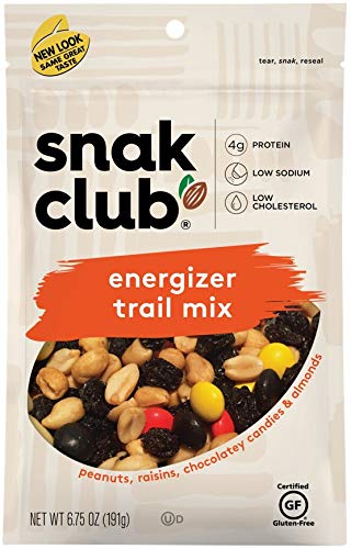 SNAK CLUB ENERGIZER TRAIL MIX RESEABLE NUTS