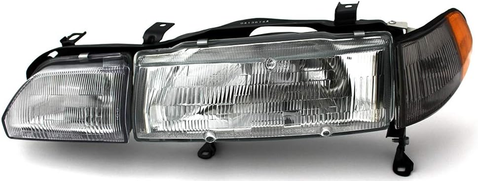 Amazon Com For Acura Integra Headlight 1990 1991 1992 1993 Driver Left Side Headlamp Assembly Replacement Automotive
