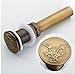 Senlesen Bathroom Pop-up Sink Water Drain with Overflow Antique Brass