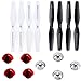XiaoPengYo Spare Parts Blades Propeller Blade Cover Compatible for Syma X5H X5HC X5HW X5HC-1 X5HW-1 X5HW-I X5UC X5UW Quadcopter