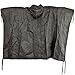 Brand New Fashion Us Waterproof Hooded Ripstop Wet Festival Rain Poncho Black