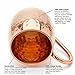HardCraft Handcrafted and Hammered Finish Copper Moscow Mule Mugs with Jigger and Cocktail eBook, 16 oz. (Set of 2)