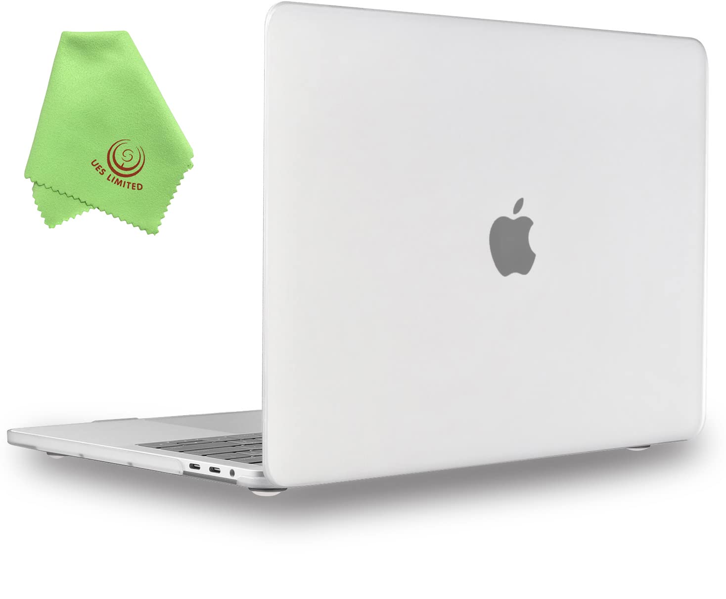 Photo 1 of UESWILL Compatible with 2019/2020 MacBook Pro 16 inch Model A2141, with Touch Bar & USB-C, Smooth Matte Hard Shell Case Cover, Frosted Clear
