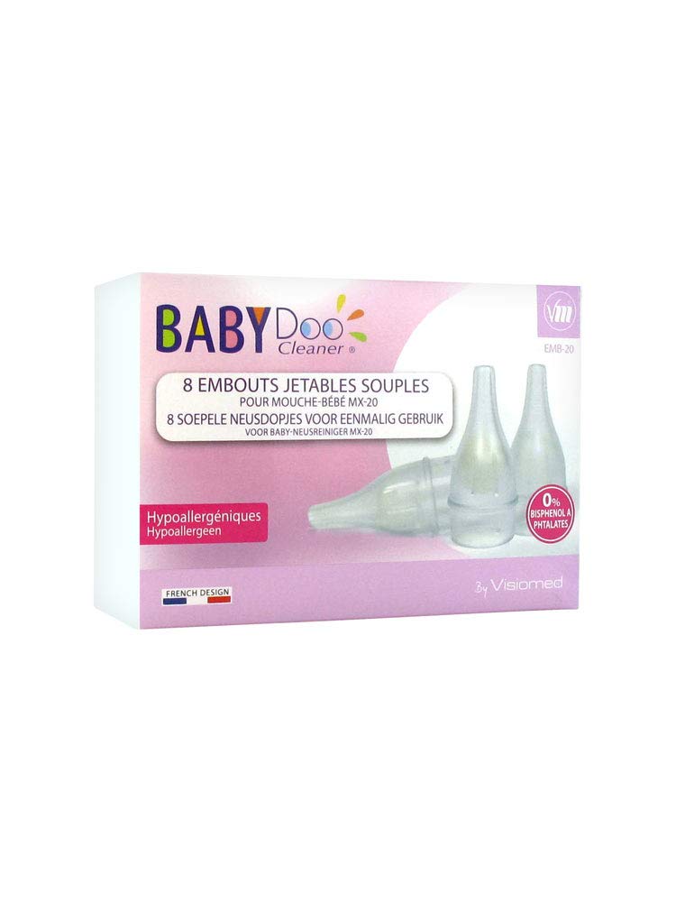 Visiomed Babydoo 8 Embouts Jetables Souples Pour Mouche Bebe Mx L Hygiene De Bebe Toilette De Bebe