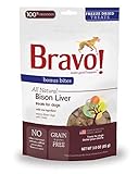 (3 Pack) Bravo Bonus Bites Freeze Dried Buffalo Livers, 3-Ounces each
