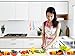 New Kitchen Women Floral Printed Pocket Fashion Kitchen Cooking Apron with Adjustable Neck Strap & Waist Ties