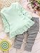 BOMDEALS Adorable Cute Toddler Baby Girl Clothing 2pcs Outfits(Age(2T), Flower/Green)