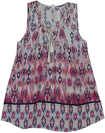 Beach Lunch Lounge Women's Sky Ikat Print Tank Top (X-Small, Multi)