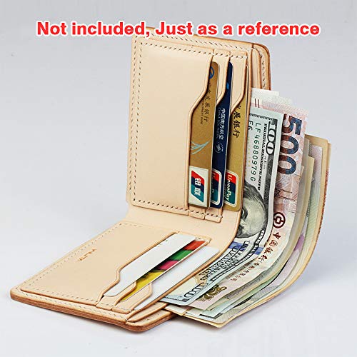 image for WUTA Classic Wallet Acrylic Template Leathercraft Pattern Set Clear Mo
