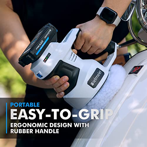 Bielmeier 20V Cordless Car Buffer Polisher, 6 Inch Dual Action Buffer Waxer Kit, 3800 RPM