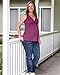 Kindred Bravely Ultra Soft French Terry Nursing Tank Top for Maternity / Breastfeeding (Berry, Large)
