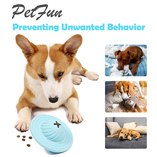 PetFun Dog Puzzle Toys for Large Dogs, Dog Treat Dispenser for Large Medium Small Dogs Entertainment Puzzle Toys Blue