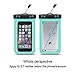 AILKIN 6.3'' Underwater Protect Lanyard Waterproof Clear Big Size Case Bag Pouch Holder for Beach Swimming, Snow, ID Protect You iPhone XR Max 8 Plus 7, LG, Samsung Galaxy Universal Pouch