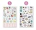 bloom daily planners New Teacher Planner Sticker Pack - School Themed Planning Sticker Sheets - 430 Stickers per Pack!