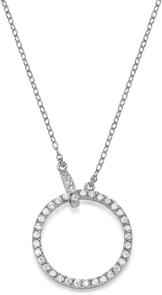 Sterling Silver Forever Circle Necklace Amazon.ca Jewelry