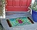 Toland Home Garden 800004 Rainbow Owl Welcome Door Mat 18x30 Inch Bird Outdoor Doormat for Entryway Indoor Entrance