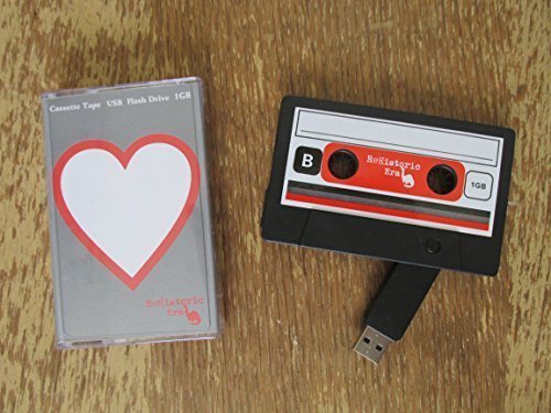 Cassette Tape USB Stick Flash Drive, 1 GB, 2.0 USB--Heart Design, Data Storage, Flash Drive, Jump Drive, Computer Data, Music Storage, Picture Storage