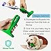 Wisedom Dog Toothbrush Stick-Puppy Dental Care Brushing Stick Effective Doggy Teeth Cleaning Massager Natural Rubber Bite Resistant Chew Toys for Dogs Pets Green