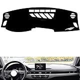 leather dash board cover mat Compatible with Audi