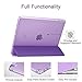 ESR Yippee Trifold Smart Case for iPad 9.7 2018/2017[A1822, A1823,A1893,A1954], Lightweight Smart with Auto Sleep/Wake, Hard Back Cover for iPad 9.7 iPad 5th / 6th Generation, Lavender