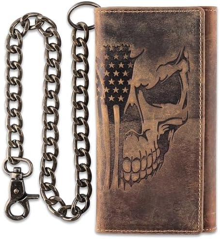 Amazon.com: Jackets 4 Bikes HERITAGE Men's Motorcycle Chain Wallet