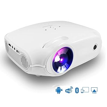 ZUKN Proyector Portátil con Android WiFi Bluetooth Full HD 4K * 2K ...