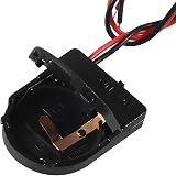 AEDIKO 10pcs CR2032 Battery Holder with Switch 3V Leads Black 13.5 cm view 8
