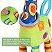 NUOLUX Stroller Car Seat Toy Kids Baby Bed Crib Cot Pram Hanging Giraffe Toy Pendant with Ringing Bell（Random color）