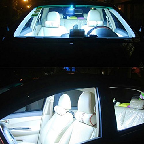 image for Connoworld Clearance Sale 2Pcs 12V COB LED White Interior Light Lamp C