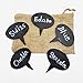 Cheese Labels for Charcuterie Board 7-Piece Set - Natural Slate Cheese Markers for Charcuterie Board with 2 Soapstone Cheese Chalk, Cheese Marker Set for Labeling Food, Great for Any Occasion