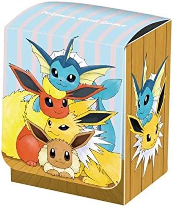 Amazon ポケモンカード ゲーム くっつきなかよし イーブイ サンダース ブースター シャワーズ デッキケース ポケットモンスター カードゲーム トランプ おもちゃ