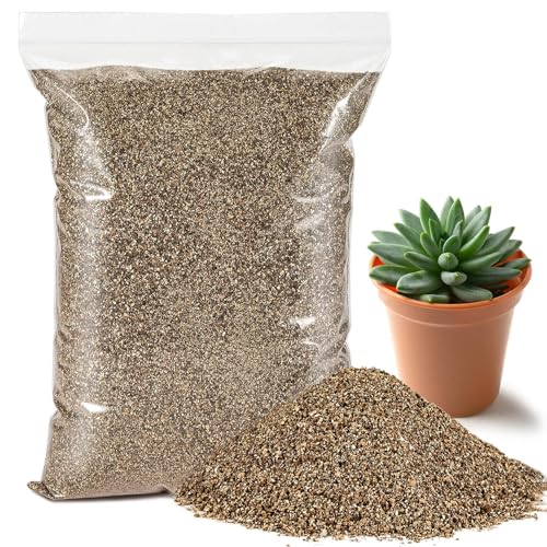 Organic Vermiculite 14.6 oz - Fine 1-3mm Granules for Gardening, Professional Soil Amendment, Ideal for Potted Plants and Horticulture, Bulk Pack (14.6Oz)