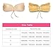 Reusable Adhesive Bra Push Up Bra Strapless Bra with Drawstring Invisible Silicone Backless Bras for Women Beige B